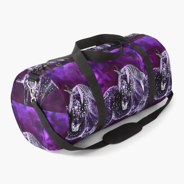 Item preview, Fantasy purple horse painting designed and sold by horseaddicted.