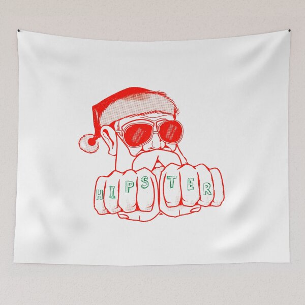 Item preview,  Hipster Santa With Tatoo designed and sold by gjen53.
