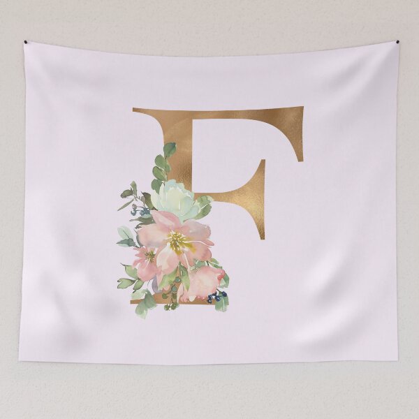 Item preview, Letter F Monogram designed and sold by WisdomInspired.