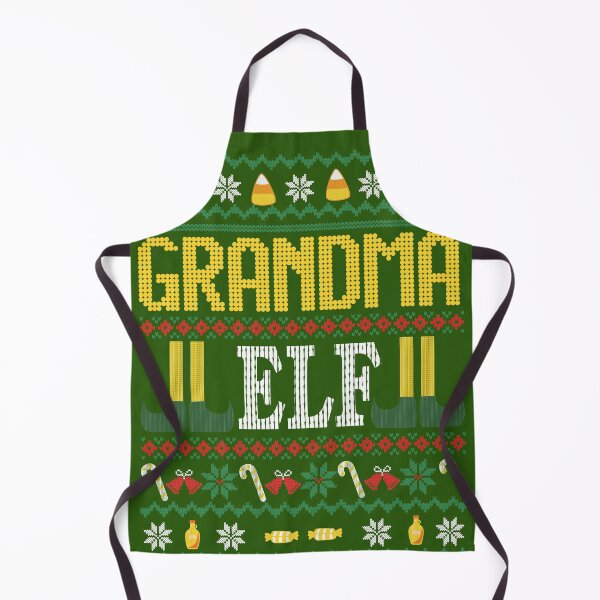 Item preview, Grandma Elf Buddy Movie Ugly Christmas Sweater Green designed and sold by Sunny Collections.