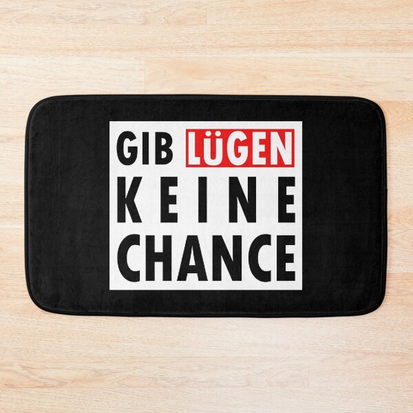 Item preview, Give Lies No Chance In German designed and sold by Paulina Vanlife.
