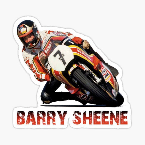 Barry Sheene Duck Sticker 2101-0219 Vinyl Decal 