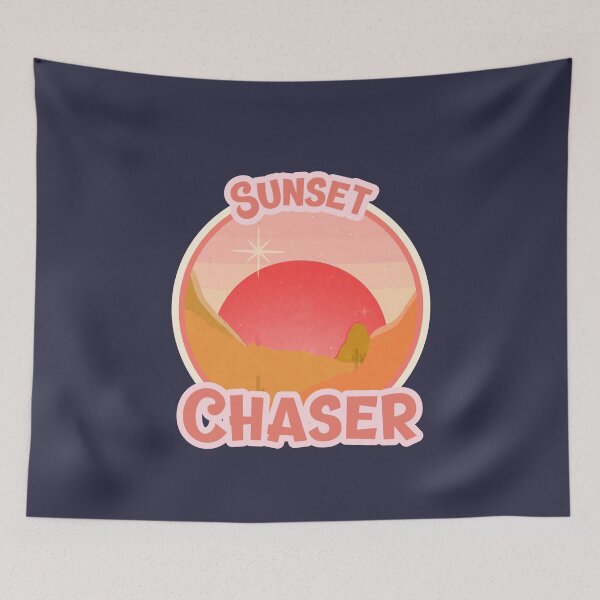 Item preview, Sunset Chaser / Sunshine / Retro Design / Camping Lovers / Sunrise designed and sold by RedBoyShop.