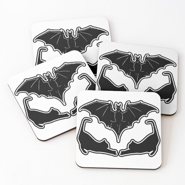 Item preview, Beautiful and Scary Bat wih Cats designed and sold by Shekevara.