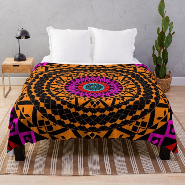 Item preview, mexican amaziograph in geometry mandala ecopop pattern designed and sold by jorgelebeau.