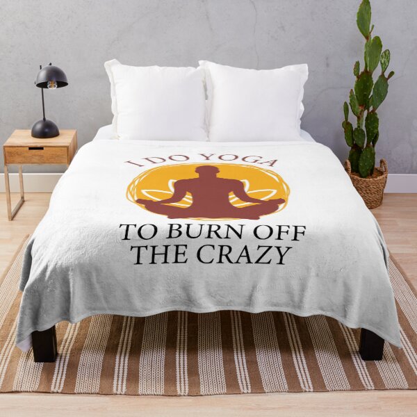 Item preview, I do yoga to burn off the crazy tshirt funny yoga designed and sold by kobby-mendez.