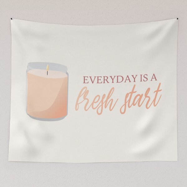 Item preview, Everyday is a fresh start - Scented Candle / Air Freshener  designed and sold by TheMajesticGoat.