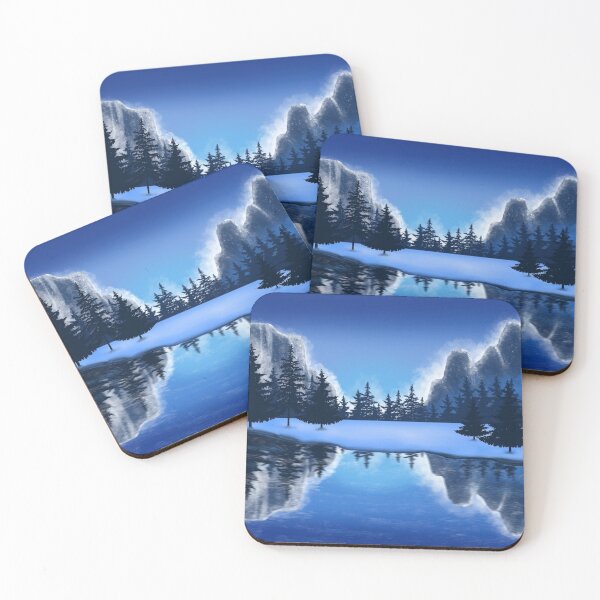 Item preview, Snowy Mountain Landscape designed and sold by ToonyMe.