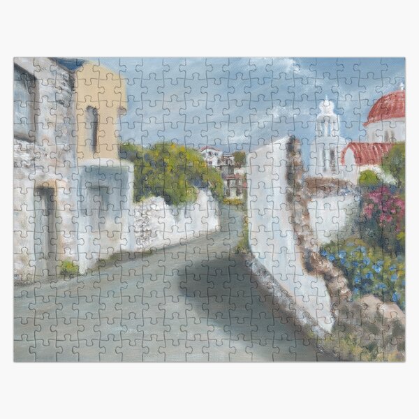 Cretan Mountain Village Jigsaw Puzzle