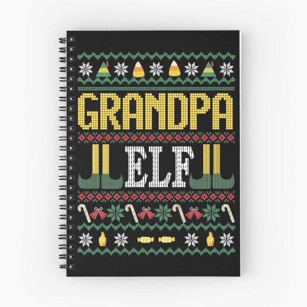 Item preview, Grandpa Elf Buddy Movie Ugly Christmas Sweater Black designed and sold by Sunny Collections.