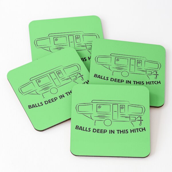 Item preview, Balls Deep In This Hitch - Pop Up Camper designed and sold by scribblepunch.
