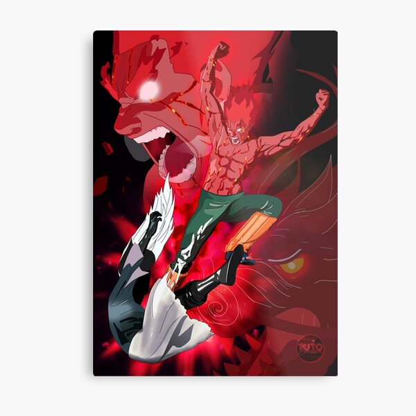 Gaï Maito - The 8 Heavenly Gates Metal Print