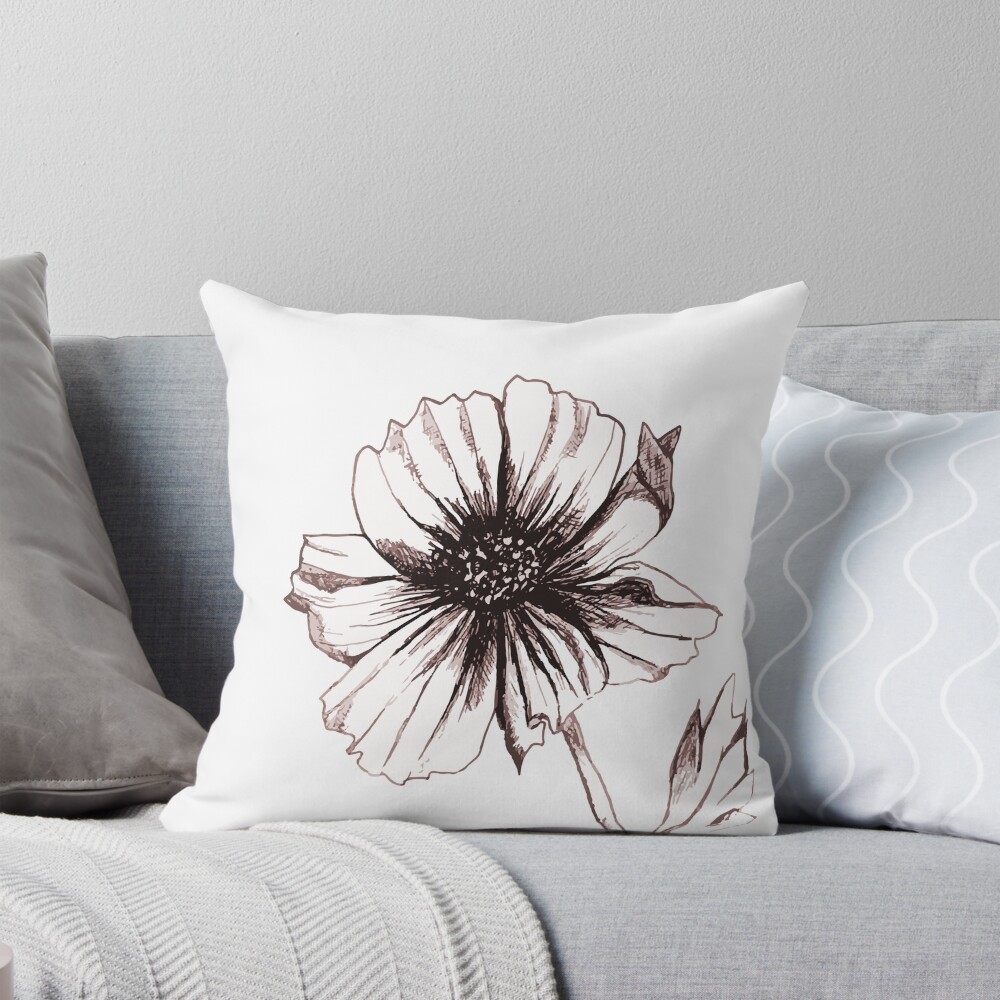 Item preview, Throw Pillow designed and sold by artbydelfineart.