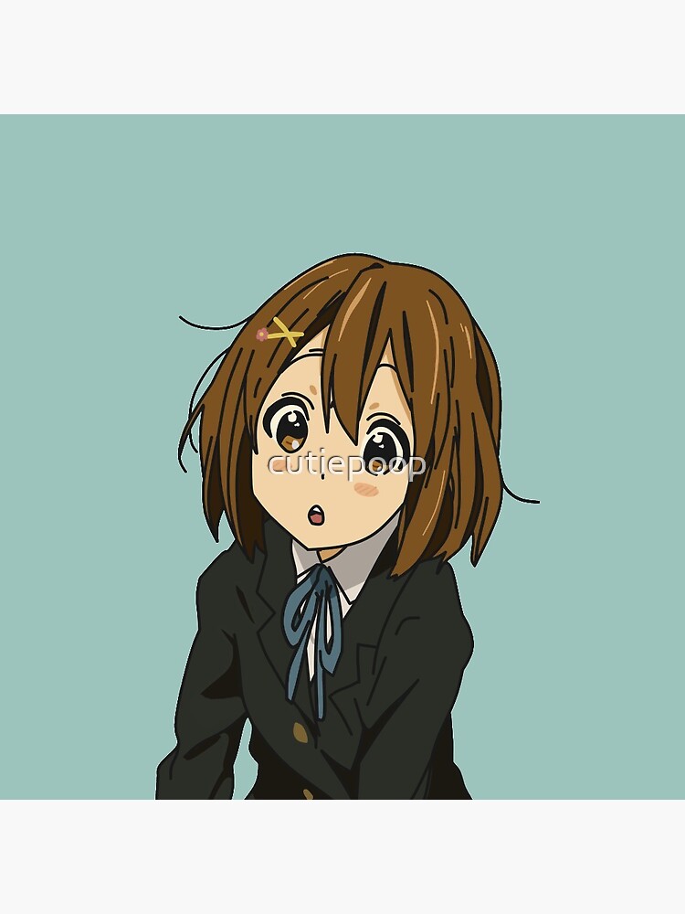 K-On! - Yui Hirasawa Cute Sitting Pose Poster for Sale by