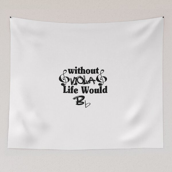 Item preview,   Without viola Life Would Be Flat  designed and sold by HananDesign13.