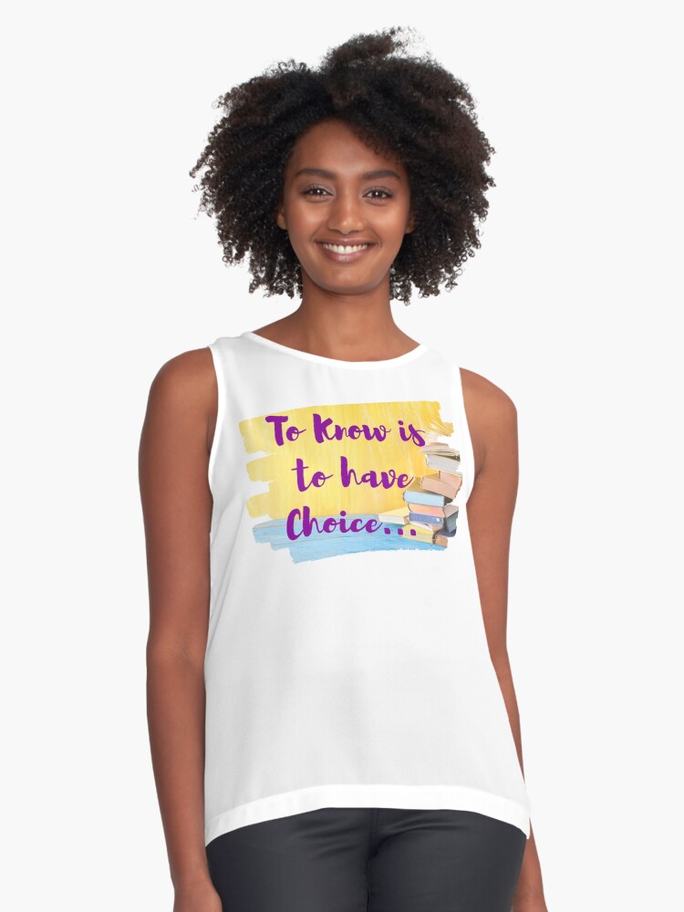 Thumbnail 1 of 6, Sleeveless Top, College Student Options designed and sold by jackmanlana.