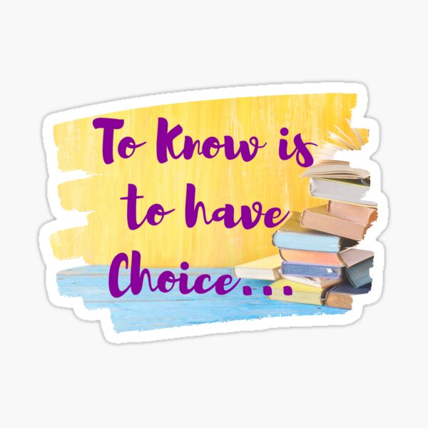 College Student Options Sticker