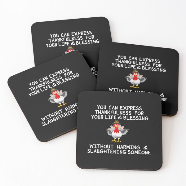 Item preview, you can express thankfulness four your life and blessing without harming and slaughtering someone designed and sold by HMMOUCH.