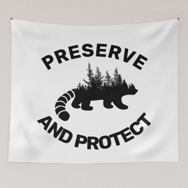 Item preview, Preserve and Protect Red pandas designed and sold by Cute  Pawz.