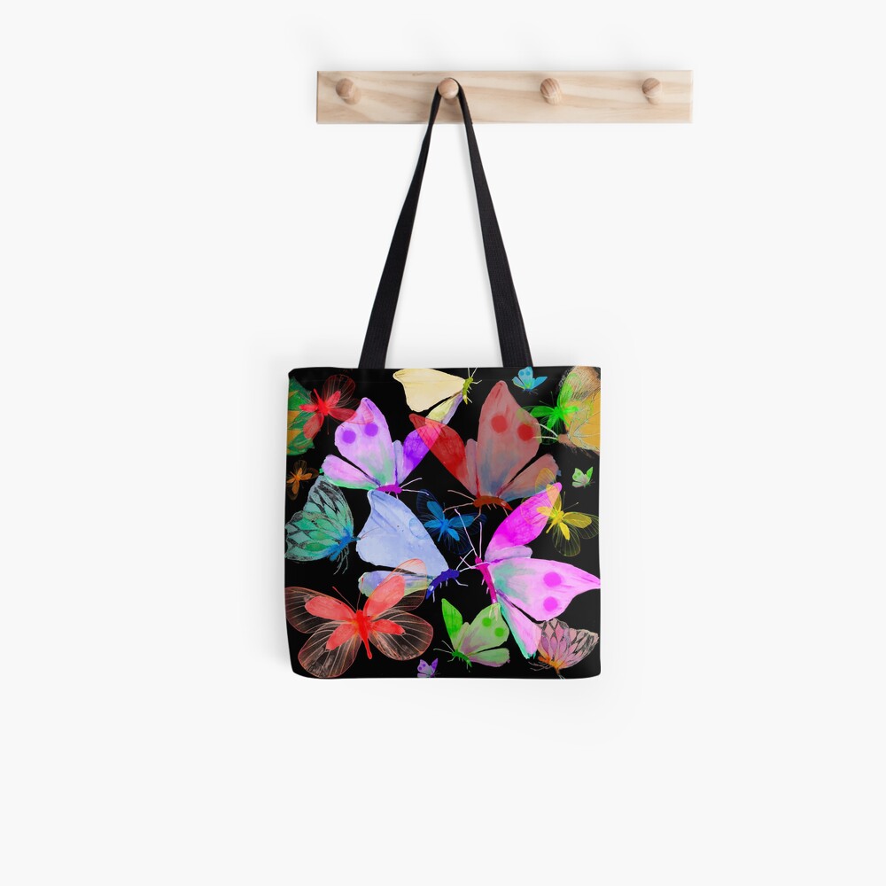 Mariposas de colores Bolsa de tela