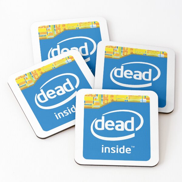 Item preview, Intel Dead Inside Meme designed and sold by SparkyDesign.