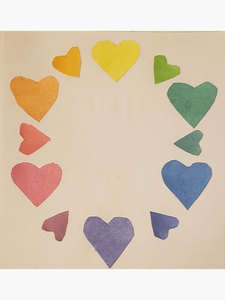 "Heart Color wheel" Sticker by Sarabixo | Redbubble
