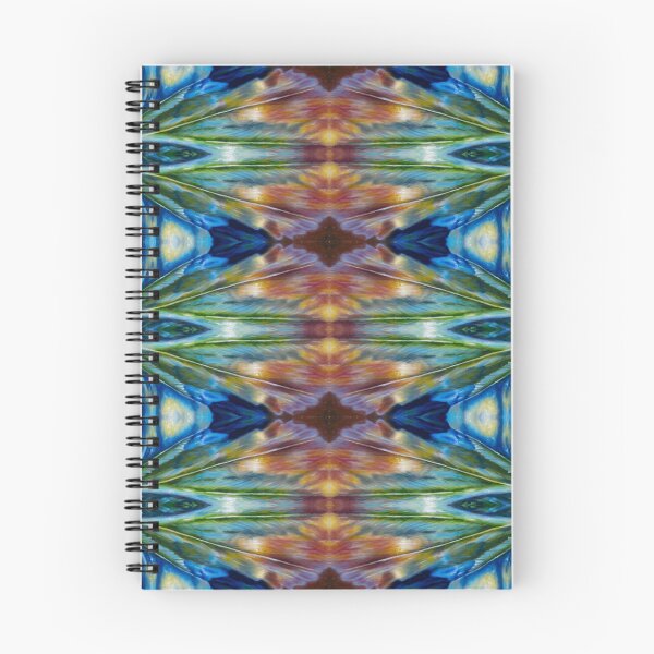 Item preview, Blue, Green, and Red  Flower Feather Bloom pattern  designed and sold by bryansteward.