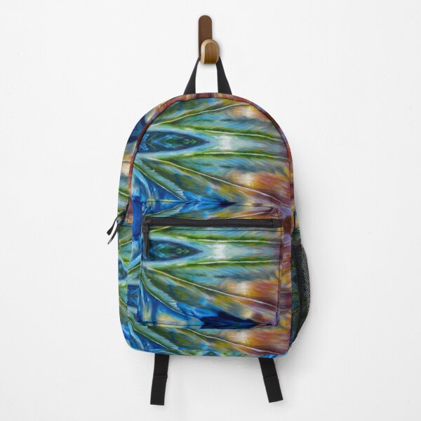 Item preview, Blue, Green, and Red Flower Feather Bloom pattern designed and sold by bryansteward.