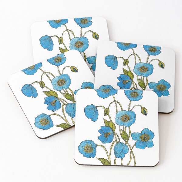 Item preview, Himalayan Poppy Botanical Illustration designed and sold by María Casas Watercolour Designs.