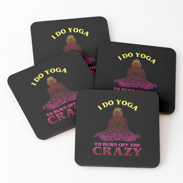 Item preview, I do yoga to burn off the crazy designed and sold by tinypurpleland.