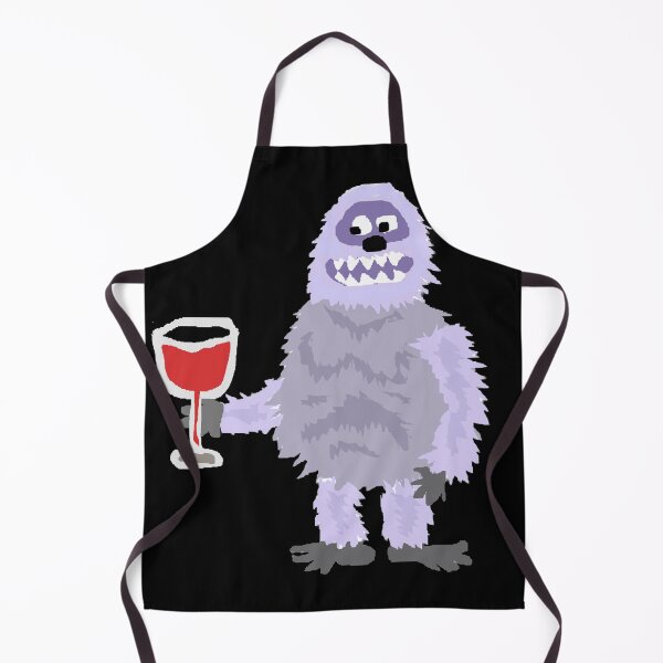 Artikelvorschau, Cooler abscheulicher Schneemann, der Wein trinkt entworfen und verkauft von Nature's Fancy.