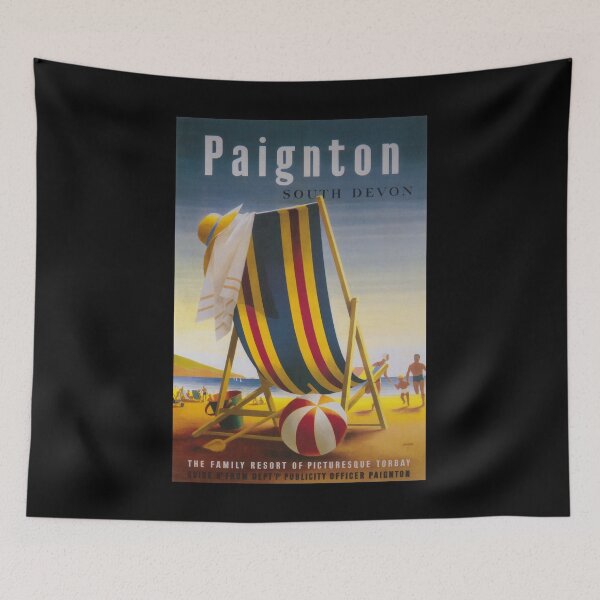 Item preview, retro classic Paignton poster designed and sold by CorasPosters.