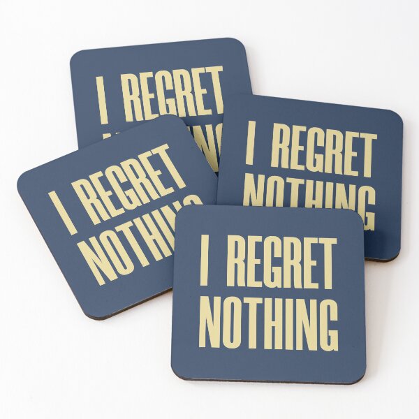 Item preview, I Regret Nothing designed and sold by HappySchnapper.