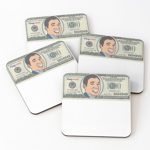 Item preview, Andrew yang on a 1000 dollar bill designed and sold by messupbro.