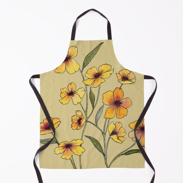 Item preview, Yellow Anemones Botanical Illustration designed and sold by María Casas Watercolour Designs.