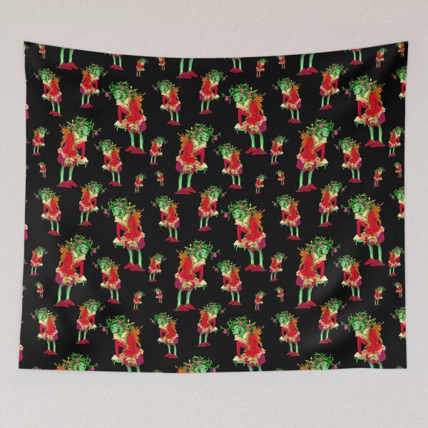 Item preview, Zombie grandma woman Christmas advent wreath designed and sold by tada-leipzig.