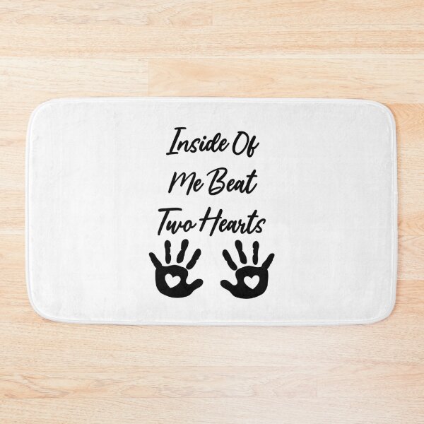 Item preview, Inside Of Me Beat Two Hearts Pregnancy Happiness Family designed and sold by Paulina Vanlife.