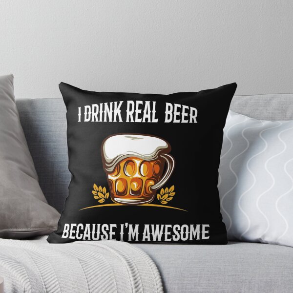 Artikelvorschau, Lustiges Bier Design Craft Beer für Brauereiliebhaber Ich trinke echtes Bier, weil ich fantastisch bin entworfen und verkauft von Mytoonsquad.