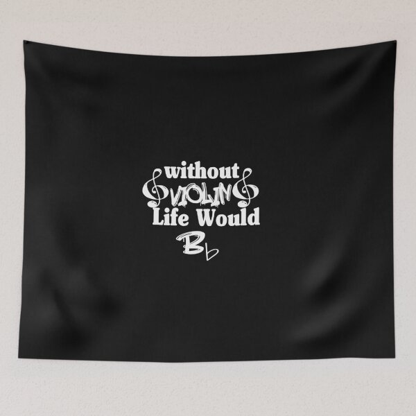 Item preview,  Without violin Life Would Be Flat  designed and sold by HananDesign13.