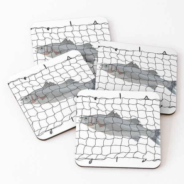 Item preview, Fish in a Fishing Net designed and sold by emilyprints.