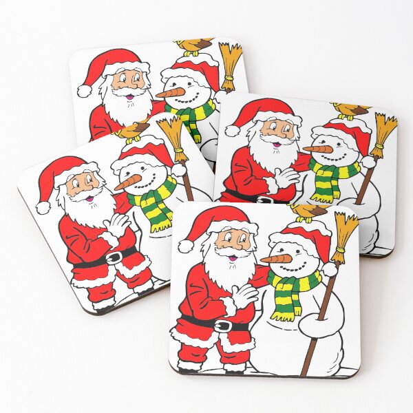 Item preview, Santa Claus and Snowman designed and sold by C6S5M.