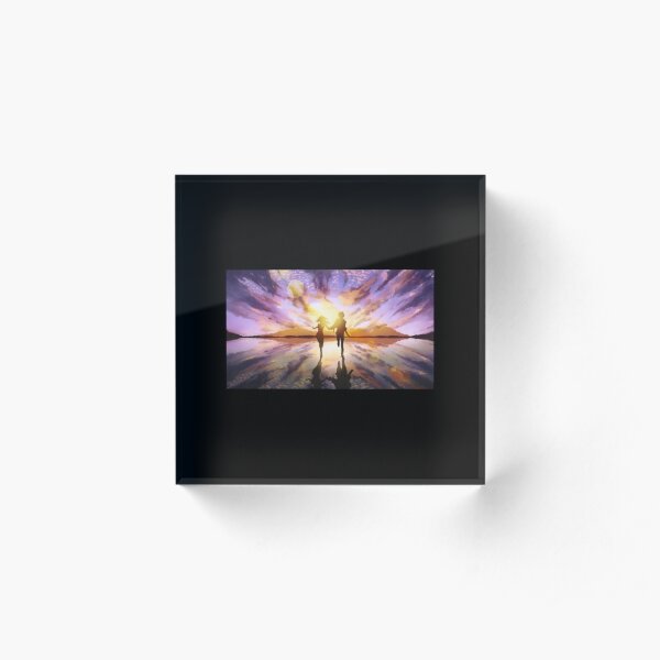 Running Acrylic Block