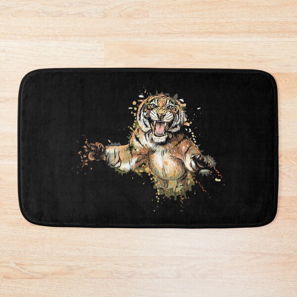 Item preview, Tiger jumping at you designed and sold by kalud-zoldyck.
