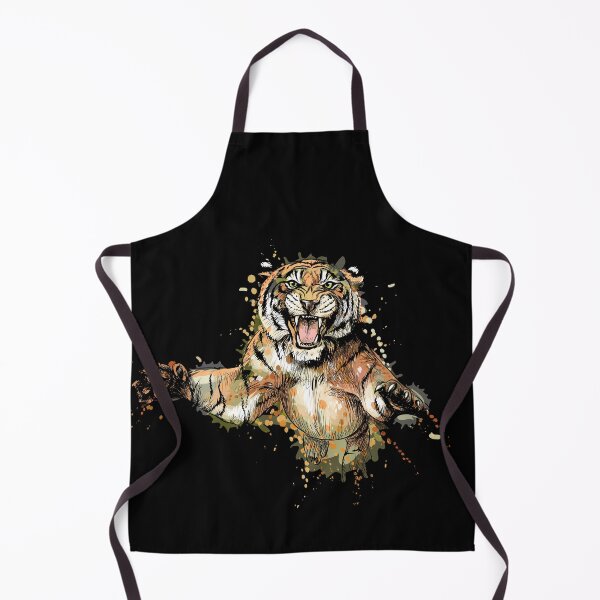 Item preview, Tiger jumping at you designed and sold by kalud-zoldyck.