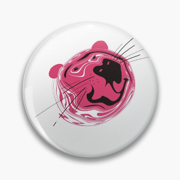 Artikelvorschau, Rosa Tiger entworfen und verkauft von Mashusha-art.