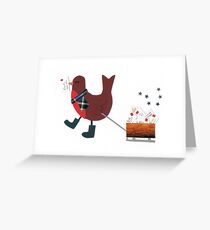 Tarjeta de felicitación Robin