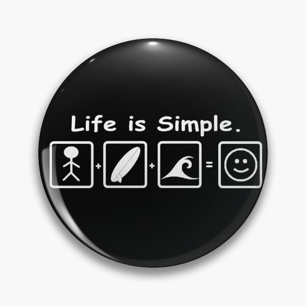 Item preview, LIFE IS SIMPLE SURFING designed and sold by onemoormove.