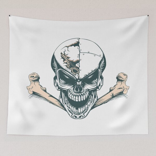 Item preview, Cyborg Skull designed and sold by kalud-zoldyck.