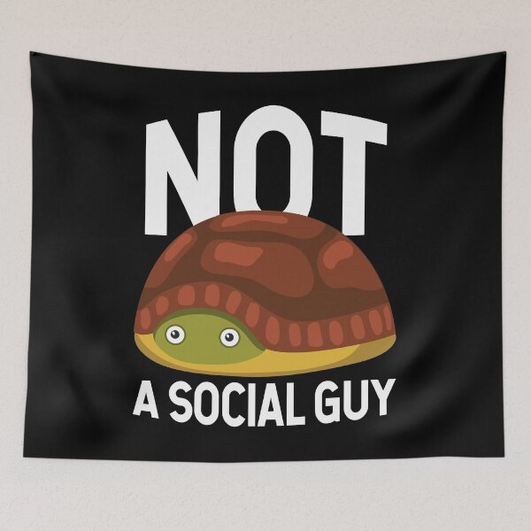Item preview, NOT A SOCIAL GUY designed and sold by btilyas.