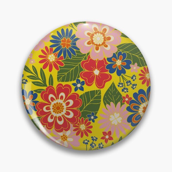 Item preview, Colorful Hippie Boho Retro 70s Floral designed and sold by somecallmebeth.